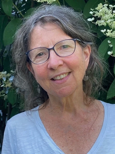 Portrait of Joan Palmer outdoors